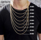 10K Yellow Gold- Solid Cuban Link (Curb Cuban) Chain