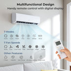 17000 BTU 208/230V Mini Split Air Conditioner and Heater Pump System