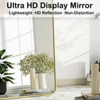 Goldtone 56X21 Complete Length Floor Standing Mirror