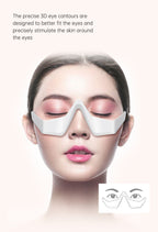 Led Red Light Therapy Device Anti-aging Micro-current Ems Eye Massager 3d Eye Vibration For Eye Wrinkle Dark Circle Remova