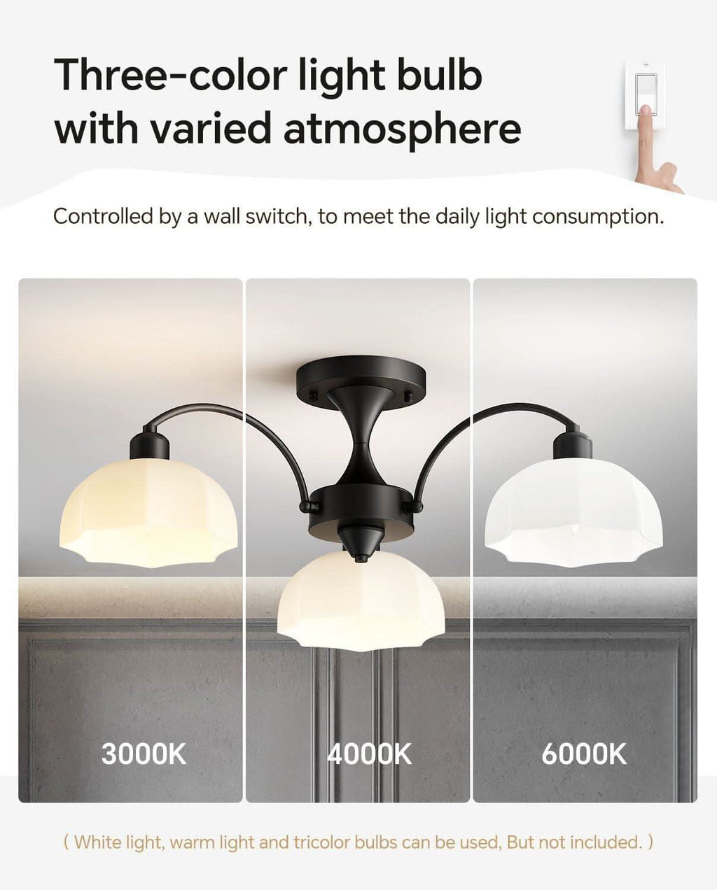 Milk Glass Sputnik Chandelier Adjustable Height Dimmable