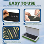 GTE Complete Gold, Silver, & Platinum Jewelry Testing & Appraisal Kit – Professional Grade