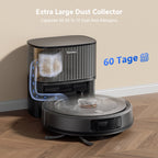 Robot Vacuum Cleaner with Self-Emptying Dustbin and Mopping Function - LDS Laser Technology for Efficient Floor Cleaning