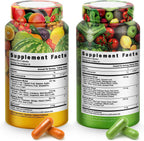 Superfood Fruits and Veggie Capsules - Overall Health and Energy - For Men and Women
