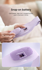 Neck Massager with Heat, Portable Neck Lymphatic Massager for Pain & Fatigue Relief