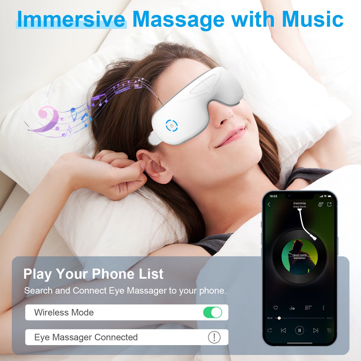 Heated Eye Massager Mask