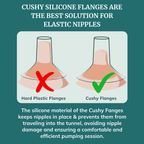 Silicone Breast Pump Flanges - Cushy