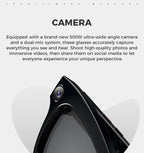 Bluetooth AI shooting glasses Bluetooth call voice assistant real-time translation 5-megapixel shooting stabilization