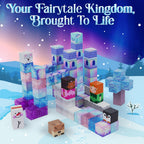 USA Toyz Blocchi Frosted Fairytale Magnetic Building Blocks Set Of 84pc