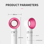 Mini Portable Fan USB Rech Mini Portable Fan USB Rechargeable Night Light Cooling Handheld Fan Three Speed