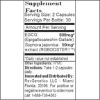 EGCG 800mg Caffeine-Free: Green Tea Extract for Cellular Health