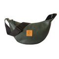Round Mini Vegan Leather Shoulder Bag - Vegan Leather Purse
