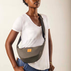 Round Mini Vegan Leather Shoulder Bag - Vegan Leather Purse