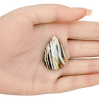 Stick Agate 33.78x22.8x5.6 mm Pear Gemstone LS01215-16