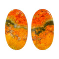 Indonesian Bumble Bee Pair 15x26.8x4 mm Oval Shape Polished Gemstone LS69-04118