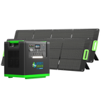 Nature's Generator Lithium 6000 with Solar Panel