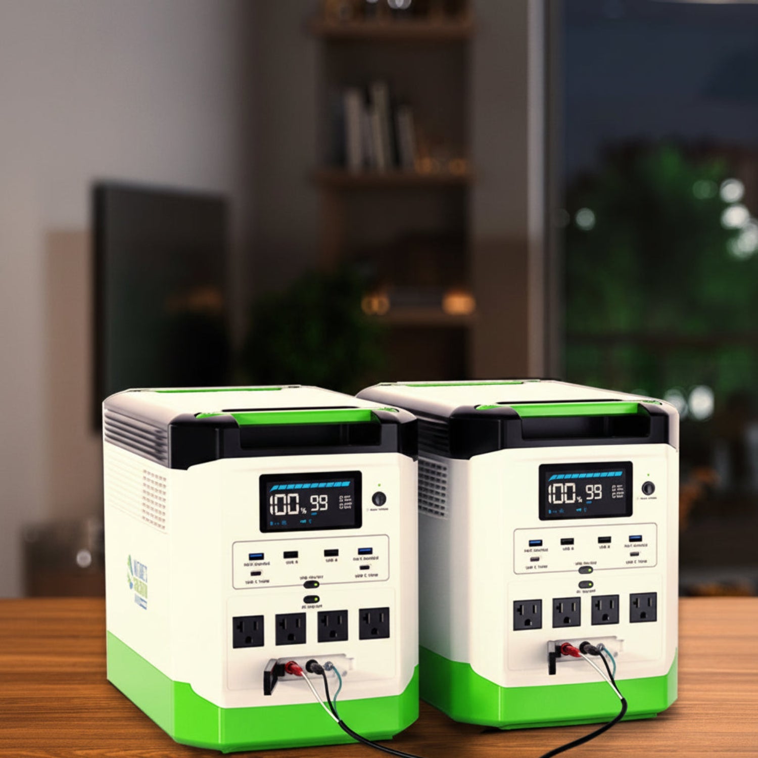 High Capacity Lithium 1800 Solar Generator and Transfer Switch