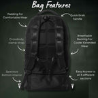 Sole Premise Carry-On Bag For Shoes, Clothes, Laptop And Camera