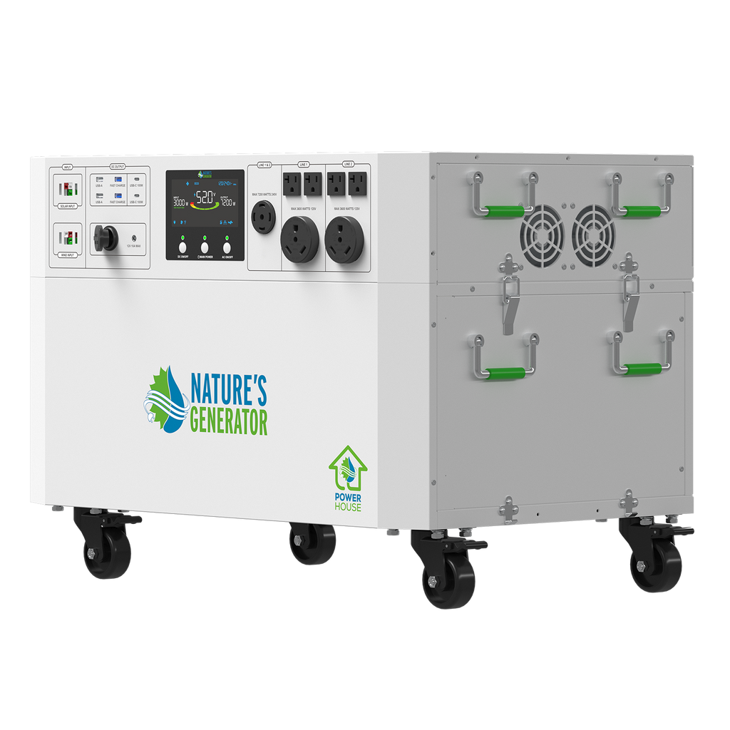 Powerhouse V2 Solar Generator and Transfer Switch