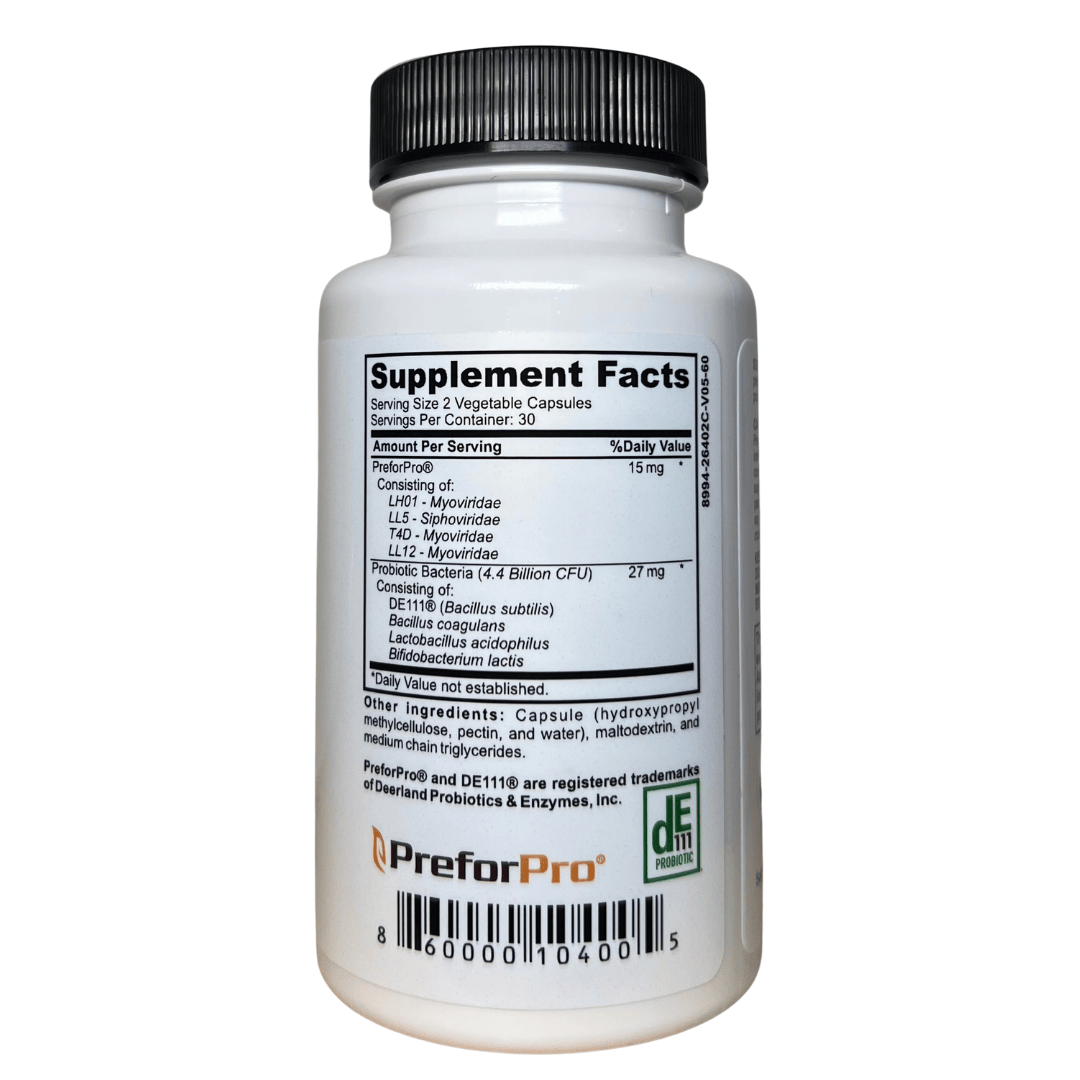 Advanced Probiotic & Prebiotic | Low FODMAP Daily Gut Health & Microbiome Balance