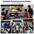 Dual-Screen Flip Handheld Game Console 4.0 in (10.16 cm) IPS Touchscreen — Android 14, 4000mAh, WiFi 2.4/5G & Bluetooth 4.2, TF up to 2TB