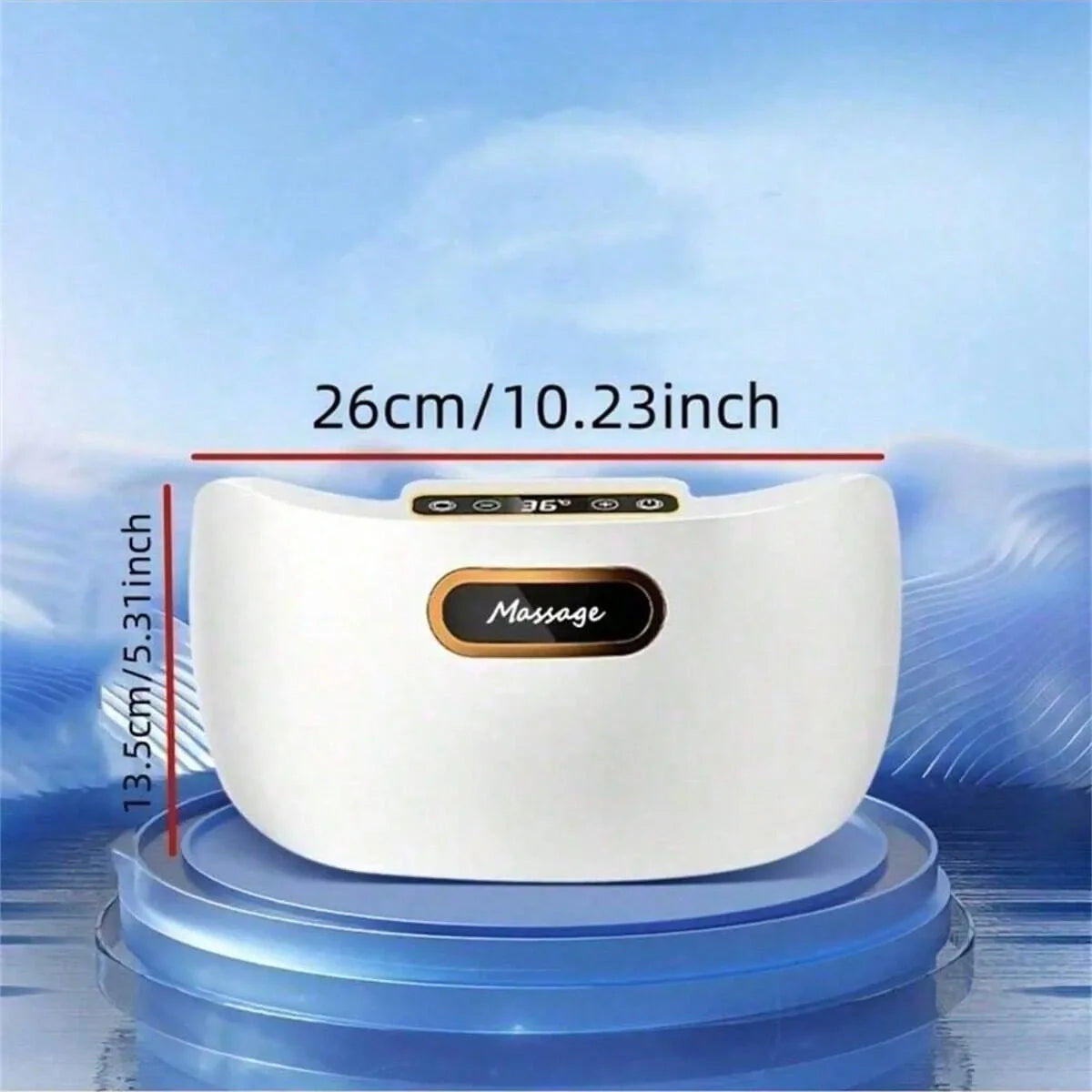 Electric Abdominal and Knee Massager Vibrating Body Massage Device for Pain Relief