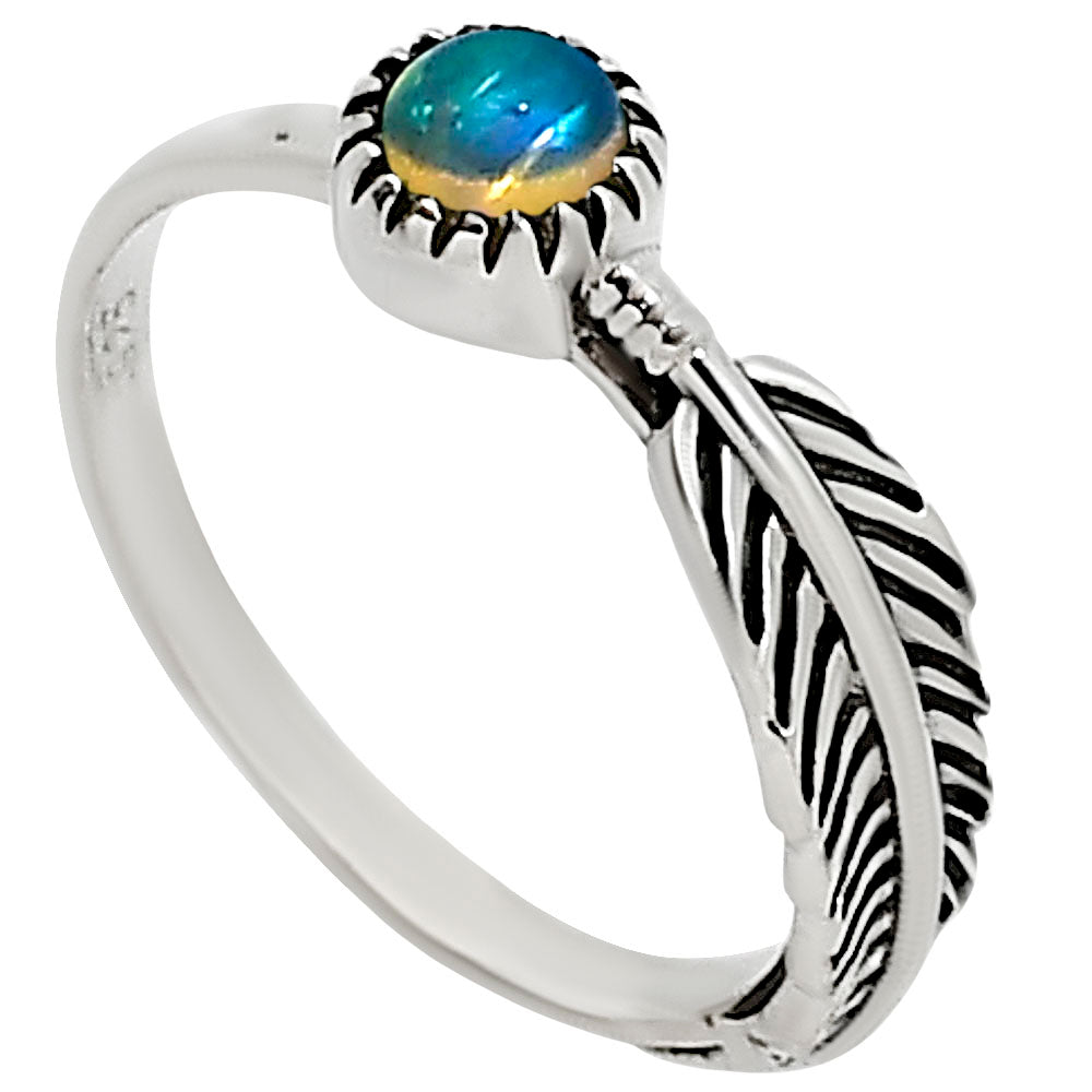 Ethiopian Opal Ring size-7 R-1042 SDR253884
