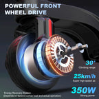 Foldable Electric Scooter for Adults — 350W Motor, 36V 7.5Ah Removable Battery, Smart App Control, 25 km/h (15.5 mph)