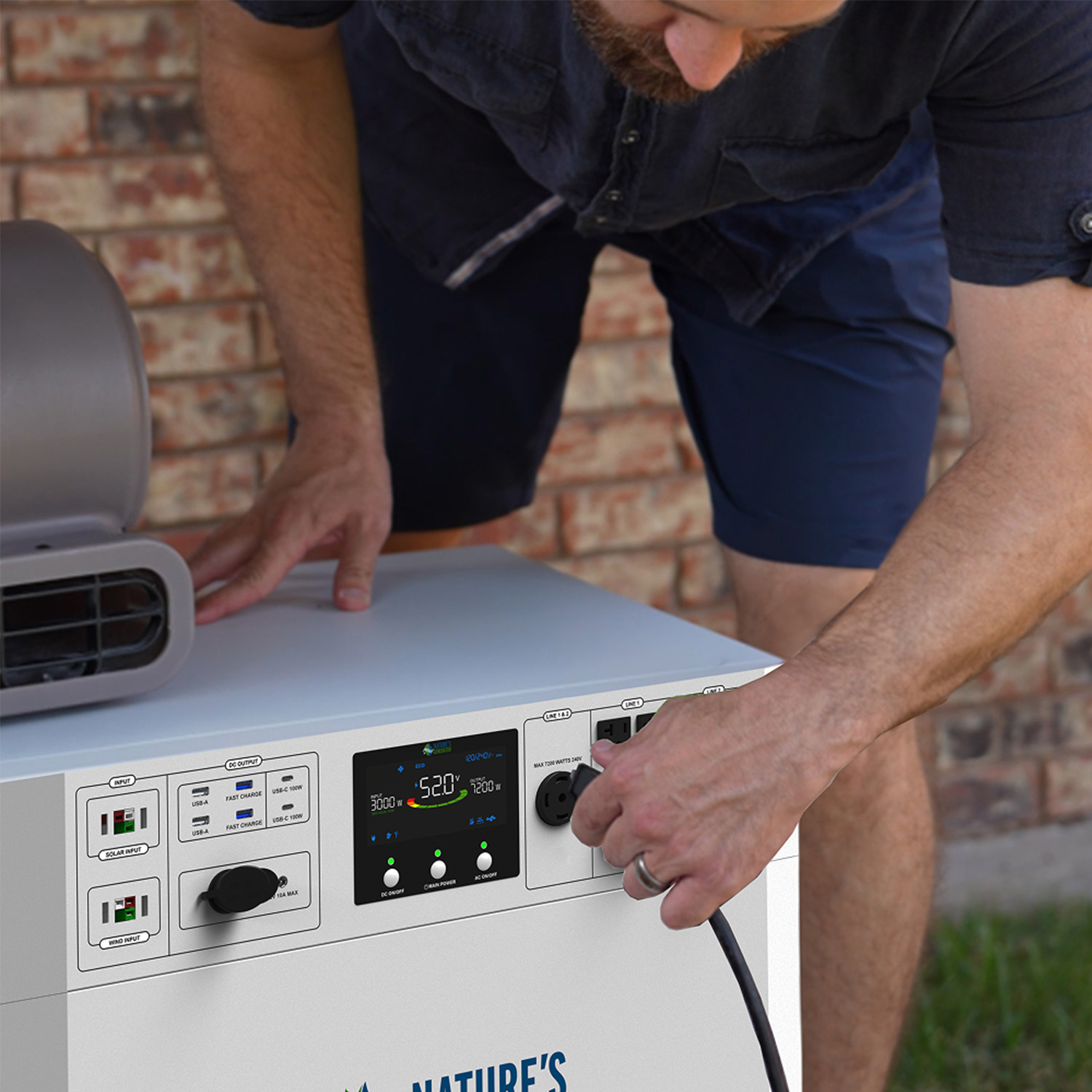 Powerhouse V2 Solar Generator and Transfer Switch