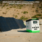 High Capacity Lithium 1800 Solar and Wind Generator