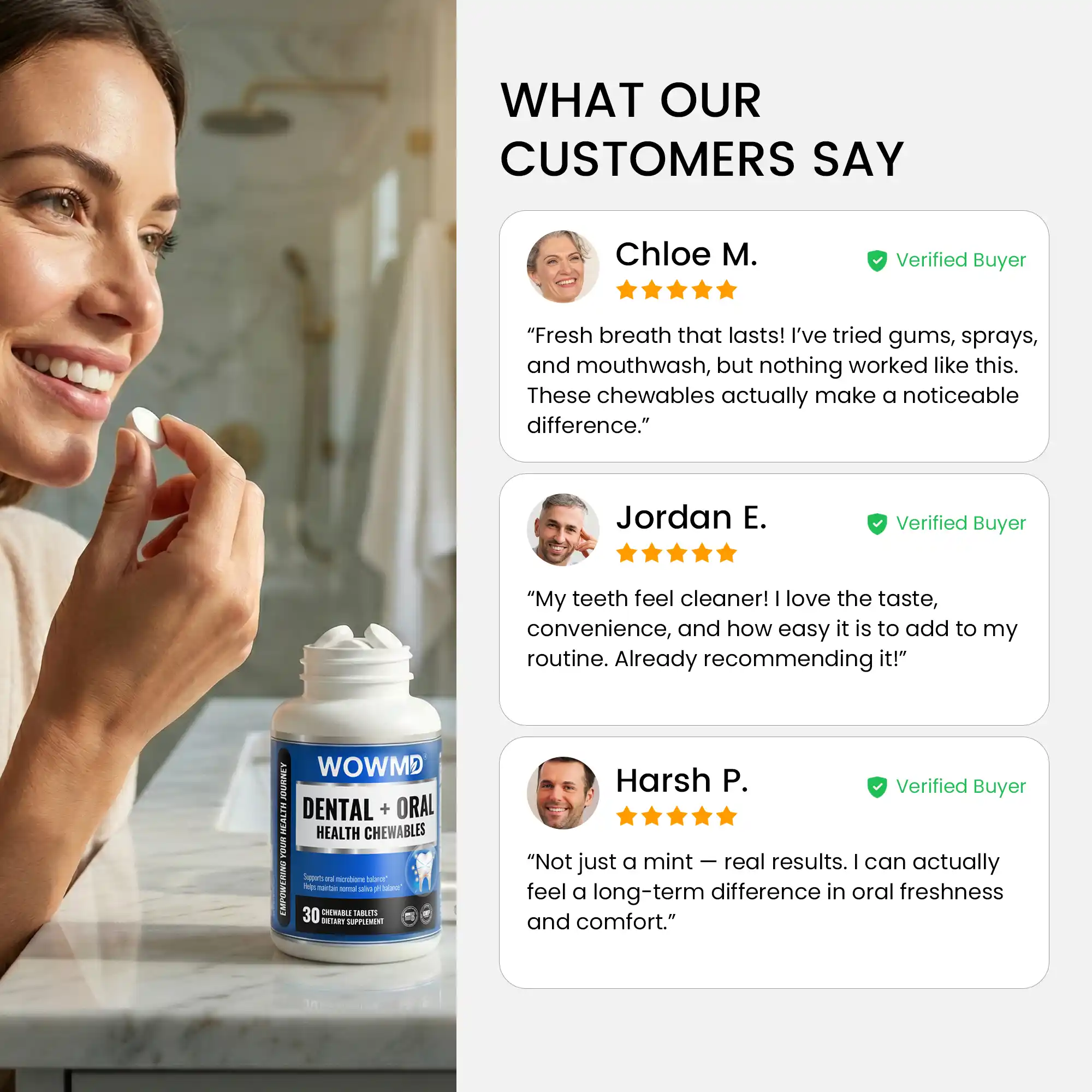 Dental + Oral Health Chewables