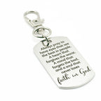 I Believe In God Clip On Charm Faith Inspirational Stainless Steel Engraved Charm Christian Gift Encouragement Accessory
