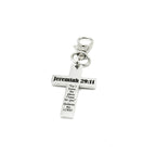 Jeremiah 29 11 Cross Clip On Charm