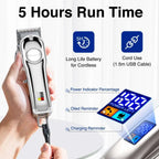 IPX7 Waterproof USB Rechargeable Beard Trimmer