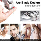 IPX7 Waterproof USB Rechargeable Beard Trimmer