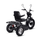 MotoTec 60V 1800W Black Three-Wheel Electric Scooter (SAK86025)