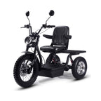 MotoTec 60V 1800W Black Three-Wheel Electric Scooter (SAK86025)