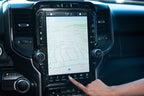 2019-2021 RAM 1500 UBQ Uconnect 5 Upgrade kit with 12-inch Touchscreen including Wireless Apple CarPlay / Android Auto