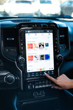 2019-2021 RAM 1500 UBQ Uconnect 5 Upgrade kit with 12-inch Touchscreen including Wireless Apple CarPlay / Android Auto