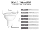 Smart For Home LED Light Bulb E27 E14 GU10 B22 220V 110V  Spot Magic Changeable Lamp Lampada+IR Control Decoration RGB White  Compatible with Alexa Google Home, RGBCW Smart GU10 Bulb, WiFi Smart LED Spot Light Bulb Indoor Decoration