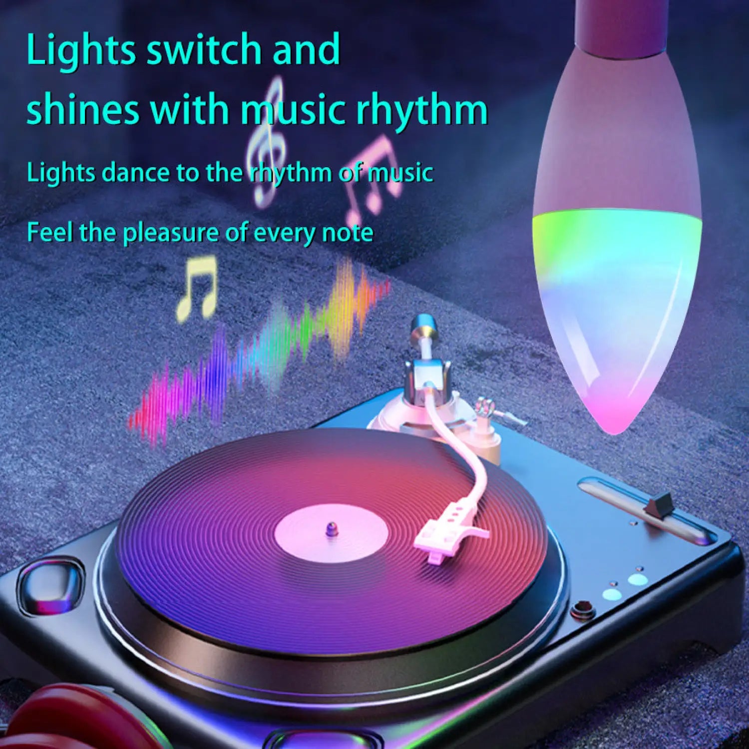 Smart LED Lamps | E14 RGB CW WW Dimmable Bulb with Voice Control
