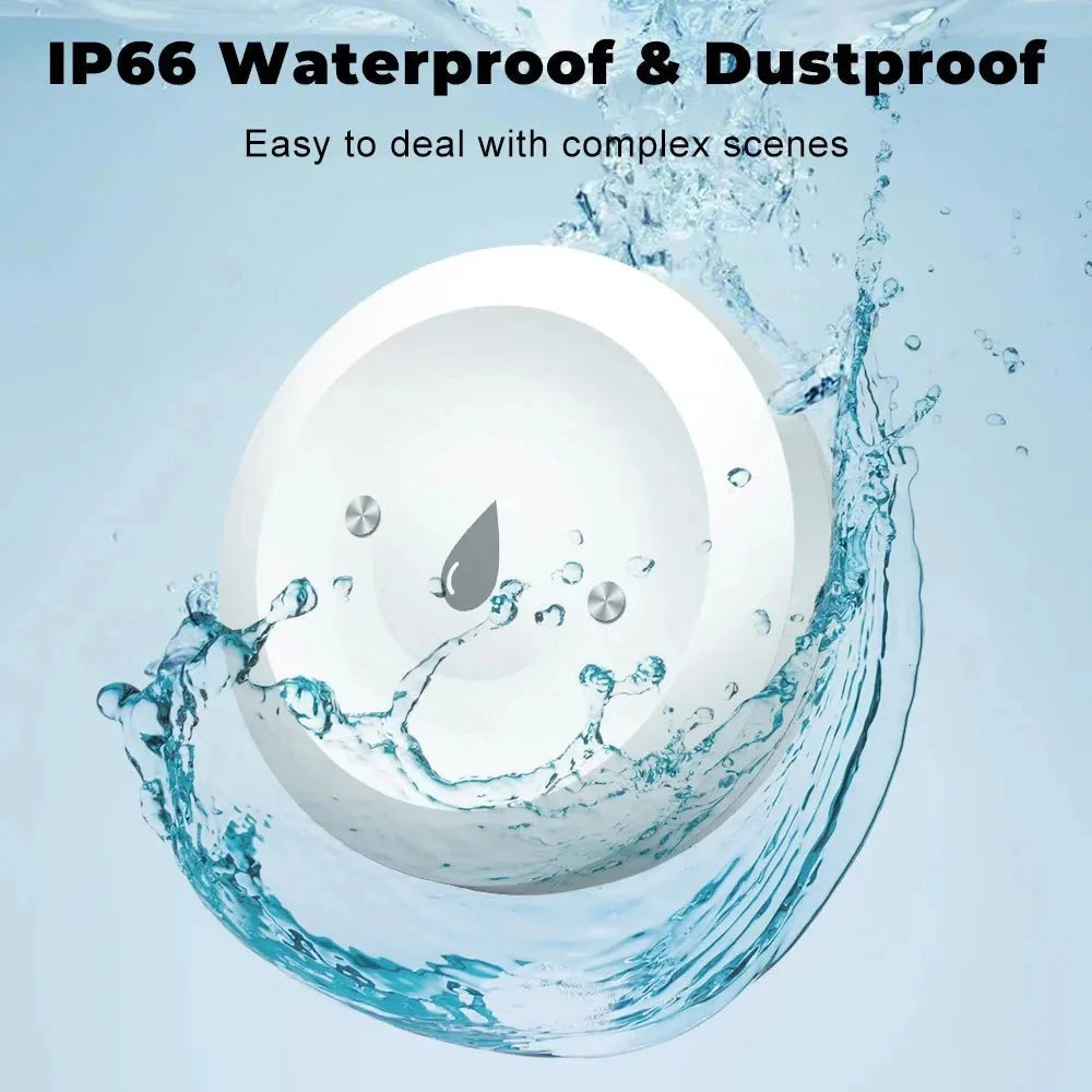Smart Water Leak Sensor | Flood Detector with Remote Monitoring