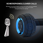 Wireless Headphones Bluetooth Headset Noise Cancelling Over Ear With Microphone